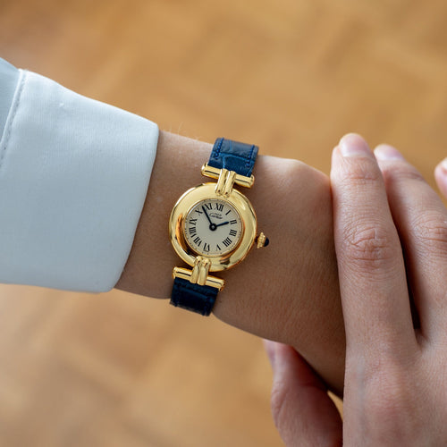Montre Cartier Must Colisée - Ivory roman dial 58 Facettes