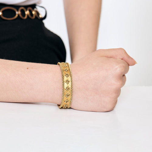 Bracelet Bracelet ruban or jaune 58 Facettes CHAL04513