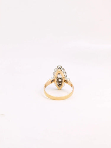 Bague 46 Bague marquise ancienne diamants taille rose 58 Facettes J313