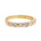 Bague 48 Bague Demi alliance Or jaune Diamant 58 Facettes 2699520CN