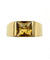 Bague 57 CARTIER - Collection Tank, bague or jaune et citrine 58 Facettes