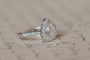 Bague Bague en diamant en forme de poire 18 carats 58 Facettes