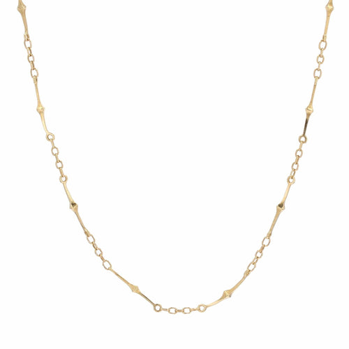 Collier Chaine ancienne maille fantaisie or jaune 58 Facettes 25-025A