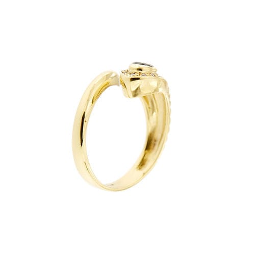 Bague 59 Bague serpent avec saphir et diamants 58 Facettes 36945