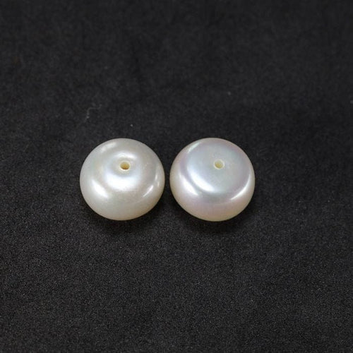 Gemstone Paire de 2 perles d'eau douce 58 Facettes 381