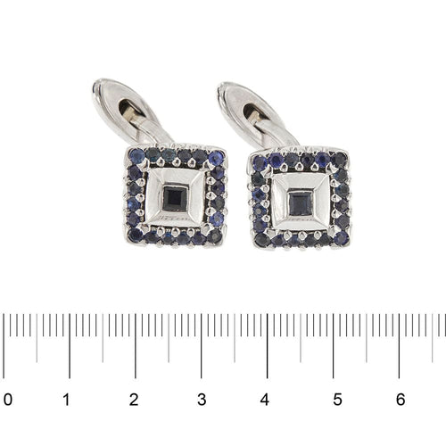 Boutons de manchette Boutons de manchette avec saphirs 58 Facettes 36483