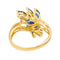 Bague 53 Bague Or jaune Saphir 58 Facettes 3548989CN
