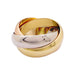 Bague 50 Bague Cartier, "Trinity", trois ors. 58 Facettes 33965