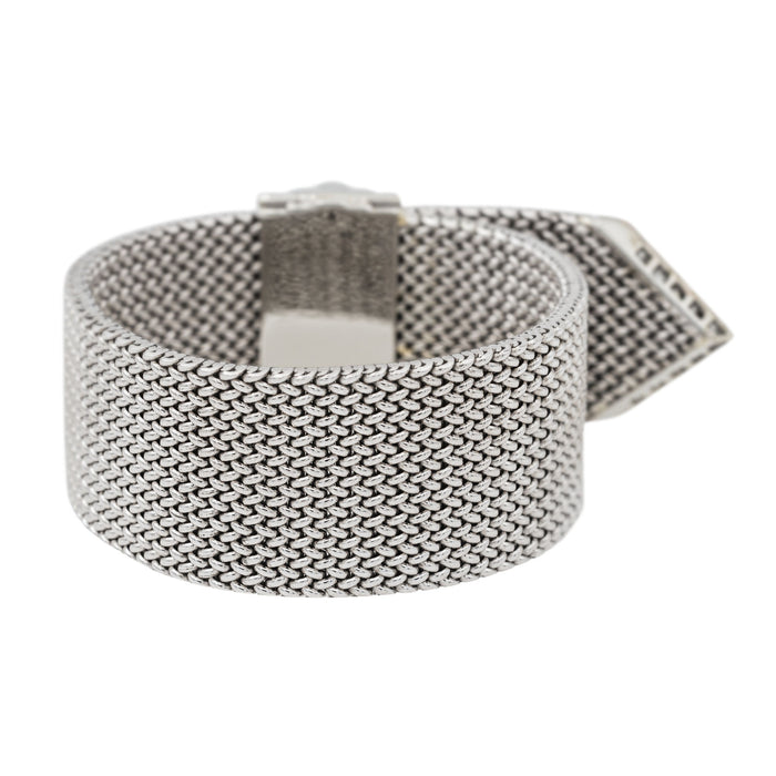 White Gold Diamond Cuff Bracelet