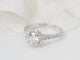 Bague 53 Bague solitaire en or blanc et diamants 0.82ct 58 Facettes 31189/30918