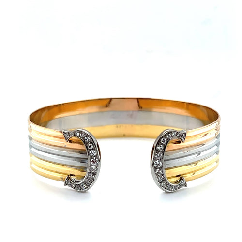 Bracelet BRACELET CARTIER  MODÈLE « DOUBLE C » 58 Facettes 1.0000184/1