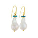 Boucles d'oreilles Boucles d'Oreilles Perles Baroques Opales Or Jaune 58 Facettes BO228