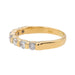 Bague 48 Bague Demi alliance Or jaune Diamant 58 Facettes 2699520CN