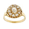 Bague 52 Bague fleur sertie de diamants de 0,65 ct 58 Facettes 36479