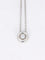 Collier CHAUMET Collier solitaire or blanc diamant 0,25 carat 58 Facettes J289