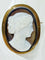 Broche Broche camée or rose et agate 58 Facettes