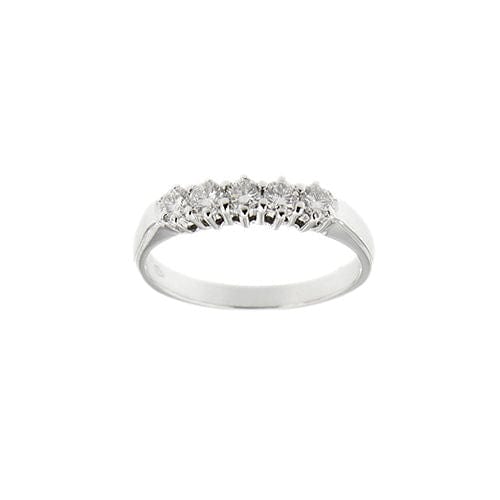 Riviere-Ring mit Diamanten 0,35 ct 