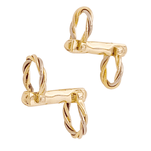 Boutons de manchette Boutons de manchette Cartier "Trinity", trois ors. 58 Facettes 34092