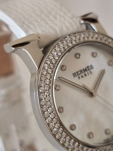 Montre HERMES - Montre Heure H ronde 58 Facettes