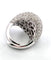 Bague 58 Bague OC Splendide et importante en or blanc sertie de diamants pavés 58 Facettes