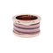 Bague 50 Bague Bulgari, "B.Zero1", or rose, cermet. 58 Facettes 34806