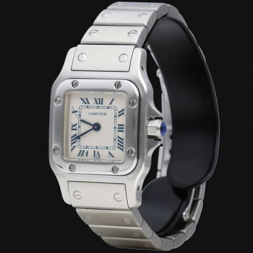 Montre Cartier Montre Santos Galbée Pm 58 Facettes MT42438