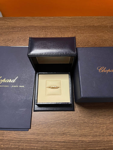 Bague 49 Chopard - Bague Ice cube en or rose semi sertie 58 Facettes