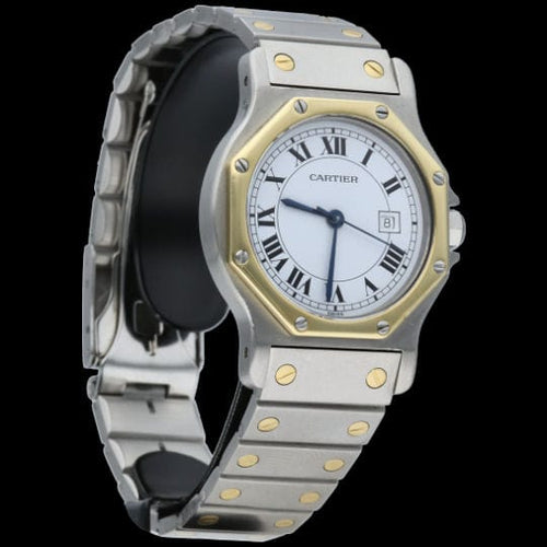 Montre Cartier Montre Santos Octagon 58 Facettes MT41452