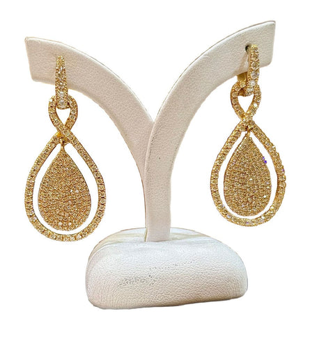 Boucles d'oreilles Boucles d’oreilles modulables or et diamants Édouard Nahum 58 Facettes