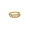 Bague 53.5 Bague en Or jaune & blanc 18k 58 Facettes THI0308