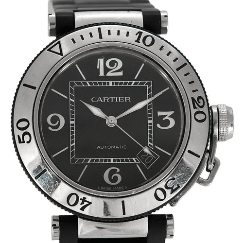 Montre CARTIER - PASHA - Montre en acier à boitier rond à mouvement automatique 58 Facettes B240623