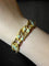 Bracelet Bracelet Liberty « Elowyn » en or jaune, diamants et émail 58 Facettes