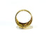 Bague 54 Bague saphir et diamants en or jaune 18 carats 58 Facettes