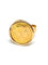 Bague 63 Bague en or jaune 18 carats sertie d'une piéce de 10 Francs Coq en 900/1000 58 Facettes