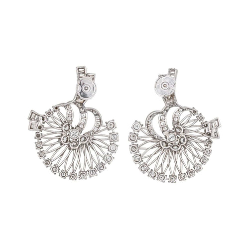 Boucles d'oreilles Boucles d'oreilles Or blanc, Platine Diamant 58 Facettes 4932002CN