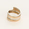 Bague 53 Bague La Spirale or bicolore 58 Facettes LP1488/