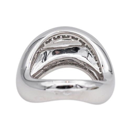 Ring 53 Fred Ring Mouvementée Hvitt gull Diamant 58 Facettes 4893167CN