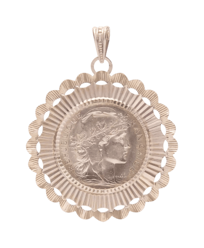 Pendentif Pendentif J.C Chaplain Or rose 18K 58 Facettes BO210685/MARIANNE