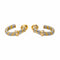 Boucles d'oreilles Cartier Boucles d'oreilles Créoles  Or jaune, Acier 58 Facettes 4478227CN