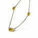 Collier Collier or blanc saphirs jaune 58 Facettes 205