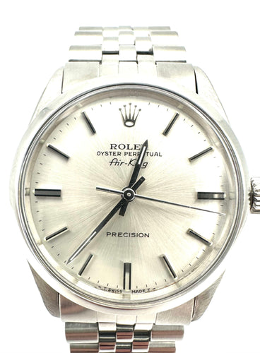 Montre ROLEX. Montre "Oyster perpetual Air King" vintage (réf.5500) 58 Facettes