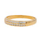 Bague 52 Bague Demi alliance Or jaune Diamant 58 Facettes 4098640RV