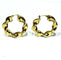 Boucles d'oreilles Paire de créole torsadées en or 58 Facettes