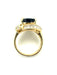 Bague 52 Bague Vintage or jaune 18K, saphir et diamants 58 Facettes