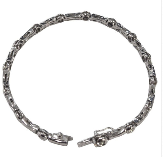 Bracelet Bracelet design contemporain en or avec diamants 58 Facettes Q263B(99)