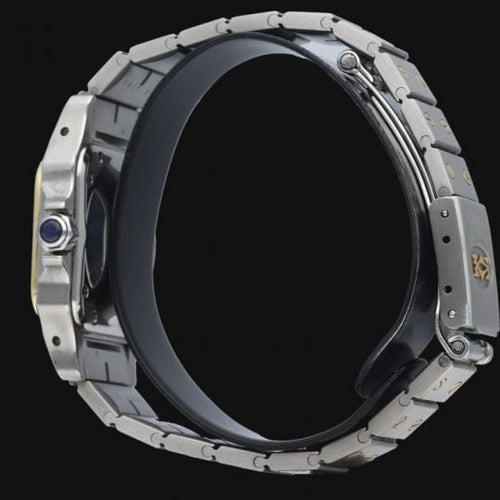 Montre Cartier Montre Santos Dame Or Jaune 18K Et Acier 58 Facettes MT42477