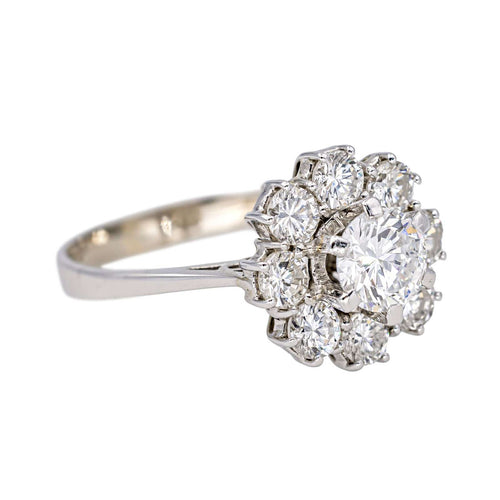 Bague 56 Bague  Marguerite  Or blanc Diamant 58 Facettes 4033242CN