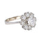 Bague 56 Bague  Marguerite  Or blanc Diamant 58 Facettes 4033242CN