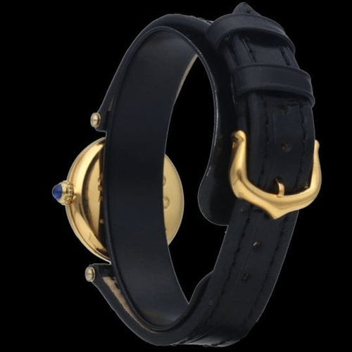 Cartier Must De Horloge Cartier Verguld zilver 