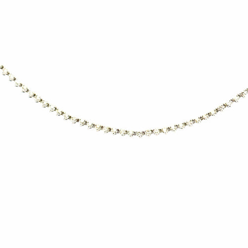 Collier Collier rivière de diamants en or blanc 18 carats 58 Facettes